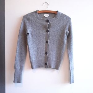 Grey Cashmere Cardigan Size XS